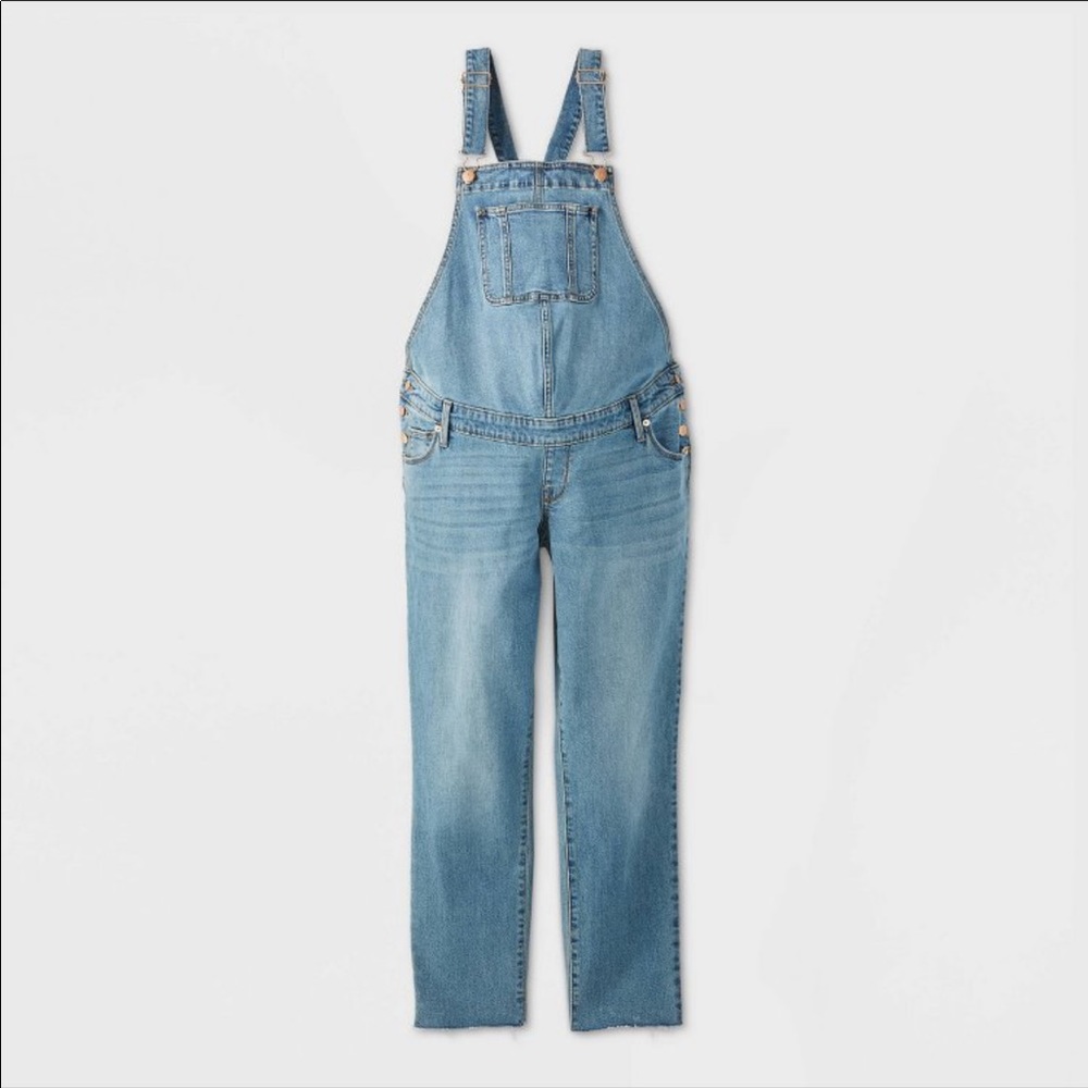 Denim Maternity Overalls